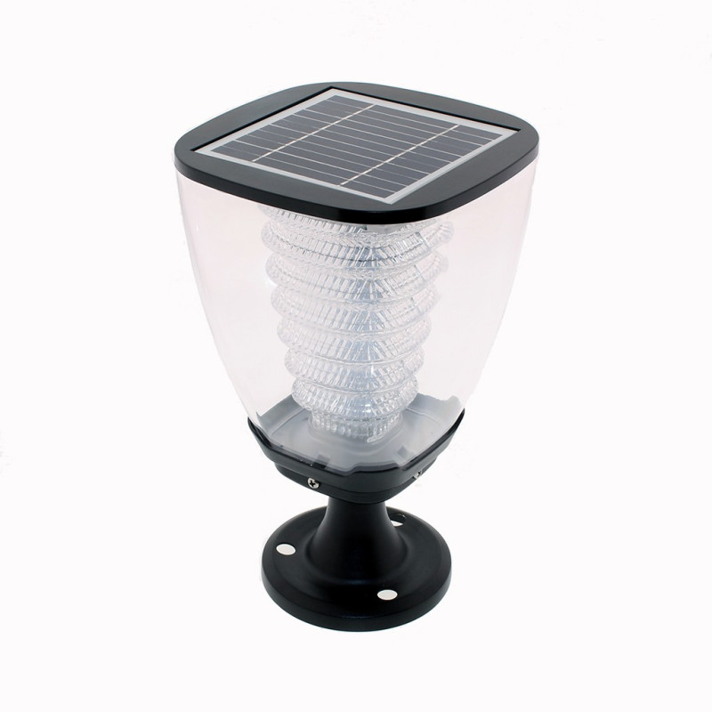Lampe solaire puissante de poteau 100 lumens julia2 ip 65