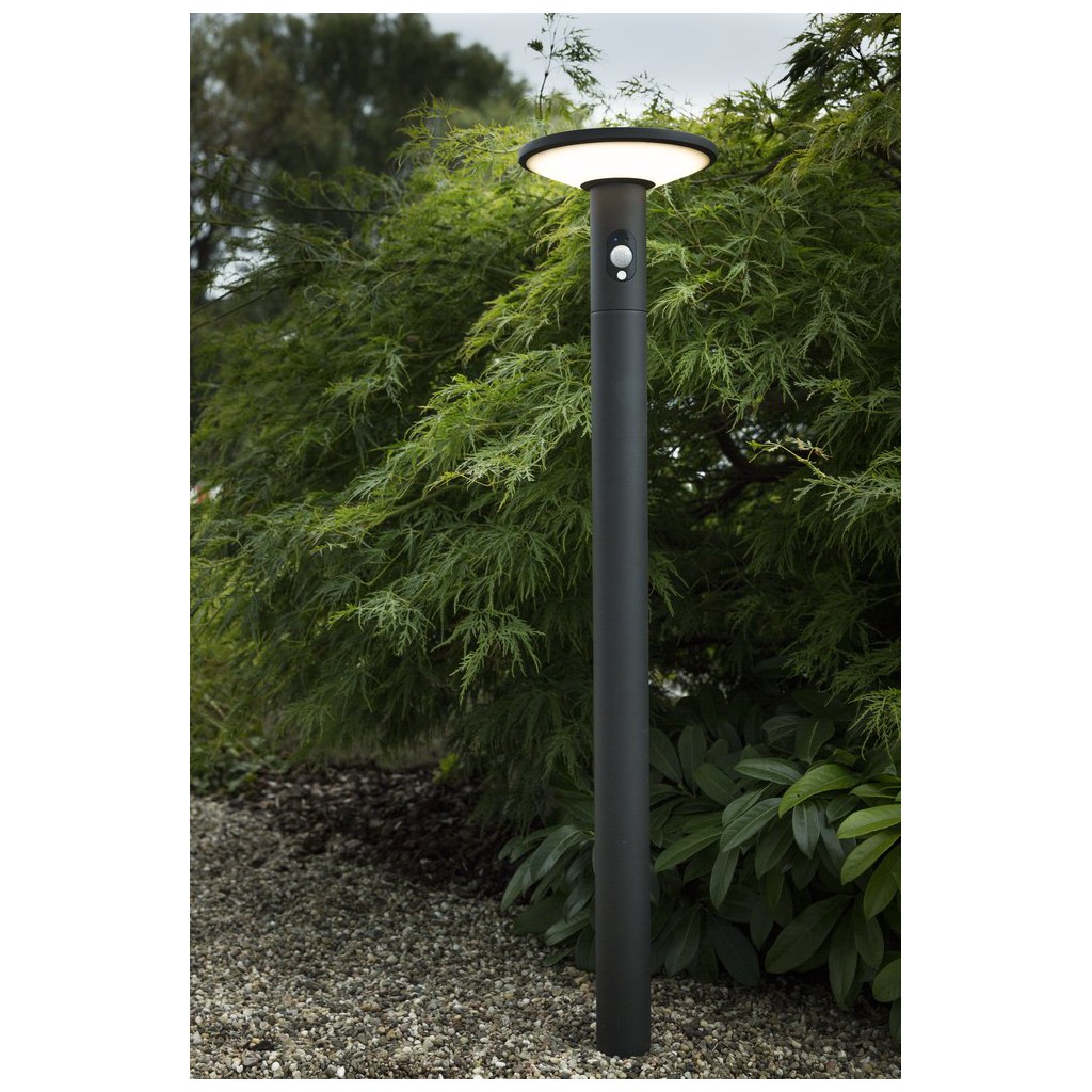 Borne Solaire Puissante 210 Lumens Détecteur Aluminium Karine