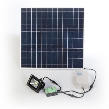 Projecteur solaire puissant 1000 lumens timer zs-210
