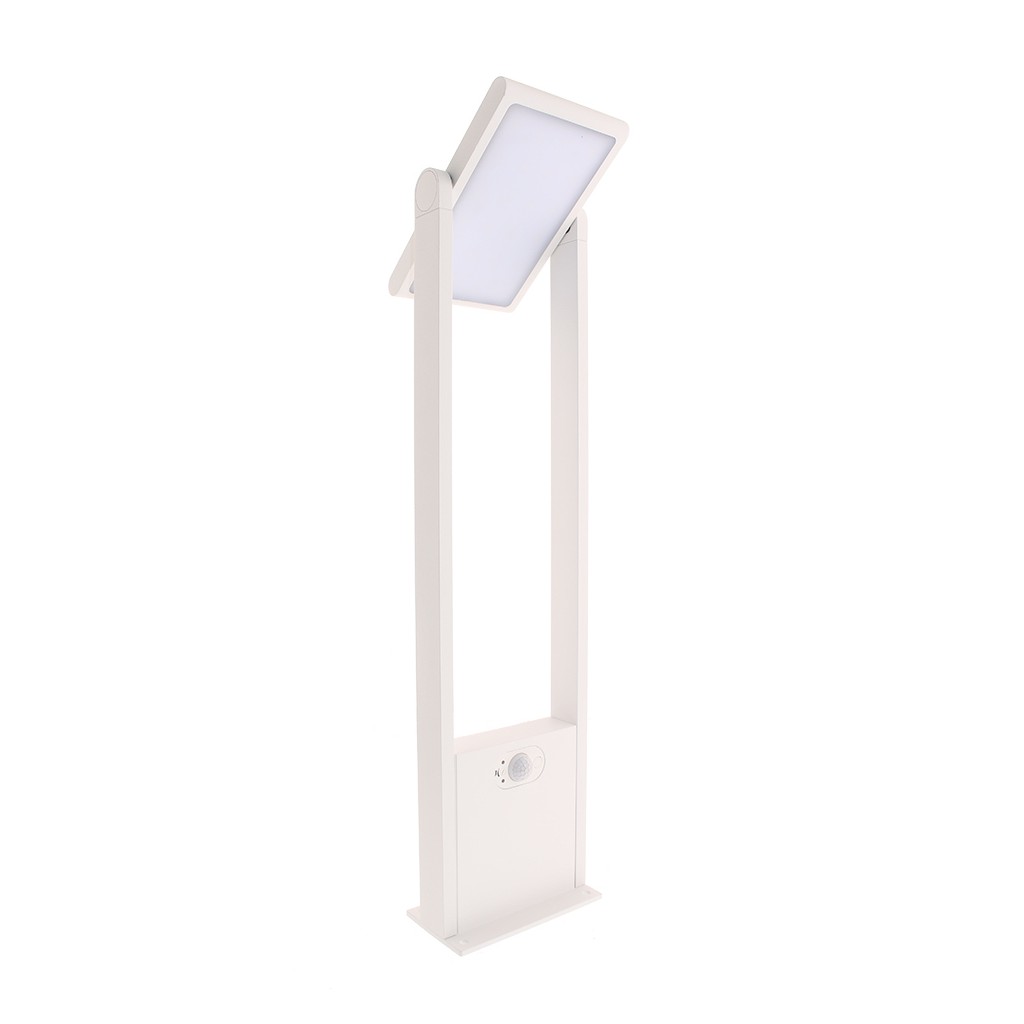 Borne solaire disco extérieure Xanlite Kappa blanc LED h.59,3 cm