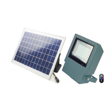 Projecteur solaire puissant rgb télécommande