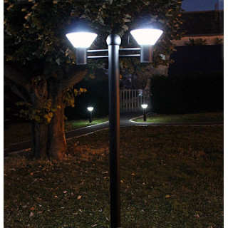 Lampadaire Solaire ORLANDO 2 Têtes