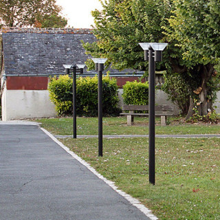 Lampadaire Solaire ORLANDO 2 Têtes