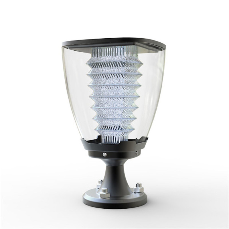 Lampe solaire puissante de poteau 100 lumens julia2 ip 65