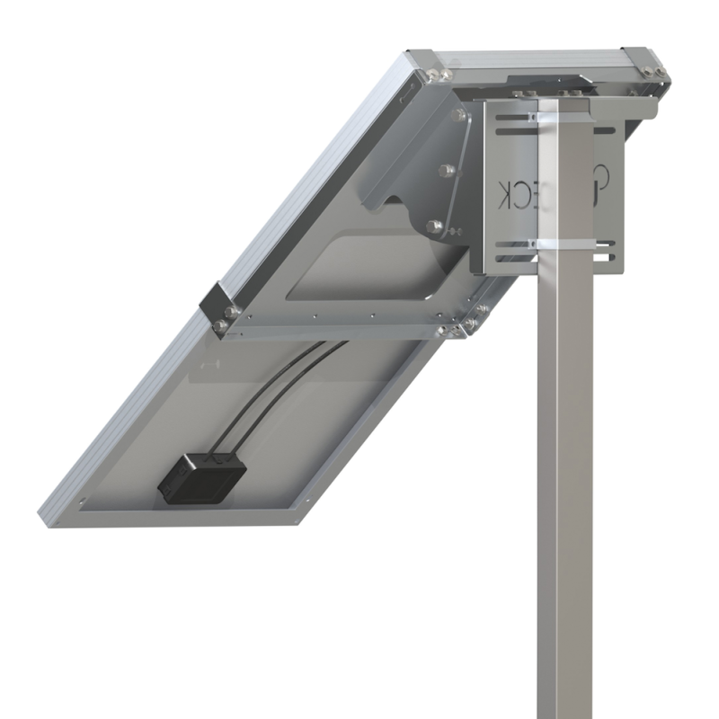 Support de Fixation Signalisation Panneau Solaire U145-150S