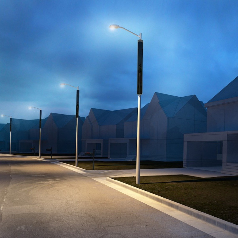 Lampadaire Solaire 30W Led ZS-LSC30-M