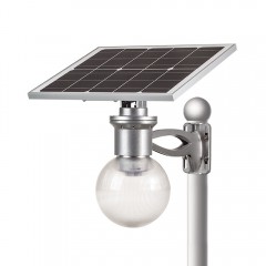 Lampadaire solaire puissant boule zs-r40 12w multi modes