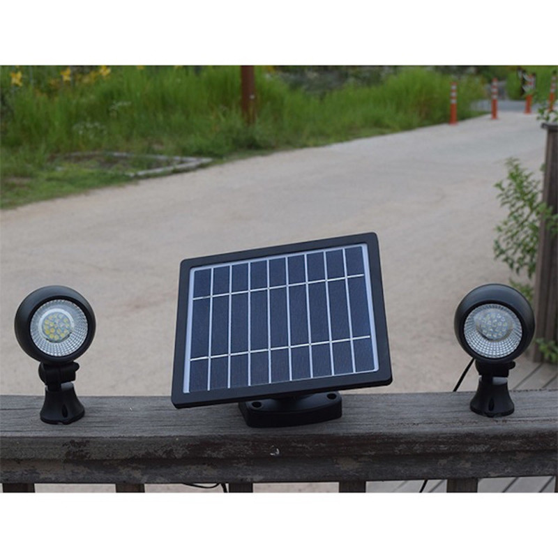 Spot Solaire Double ABS  ZS-SP216 Lumens