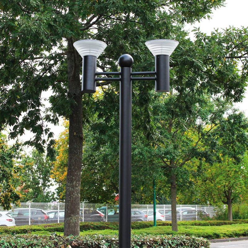 Lampadaire Solaire ORLANDO 2 Têtes