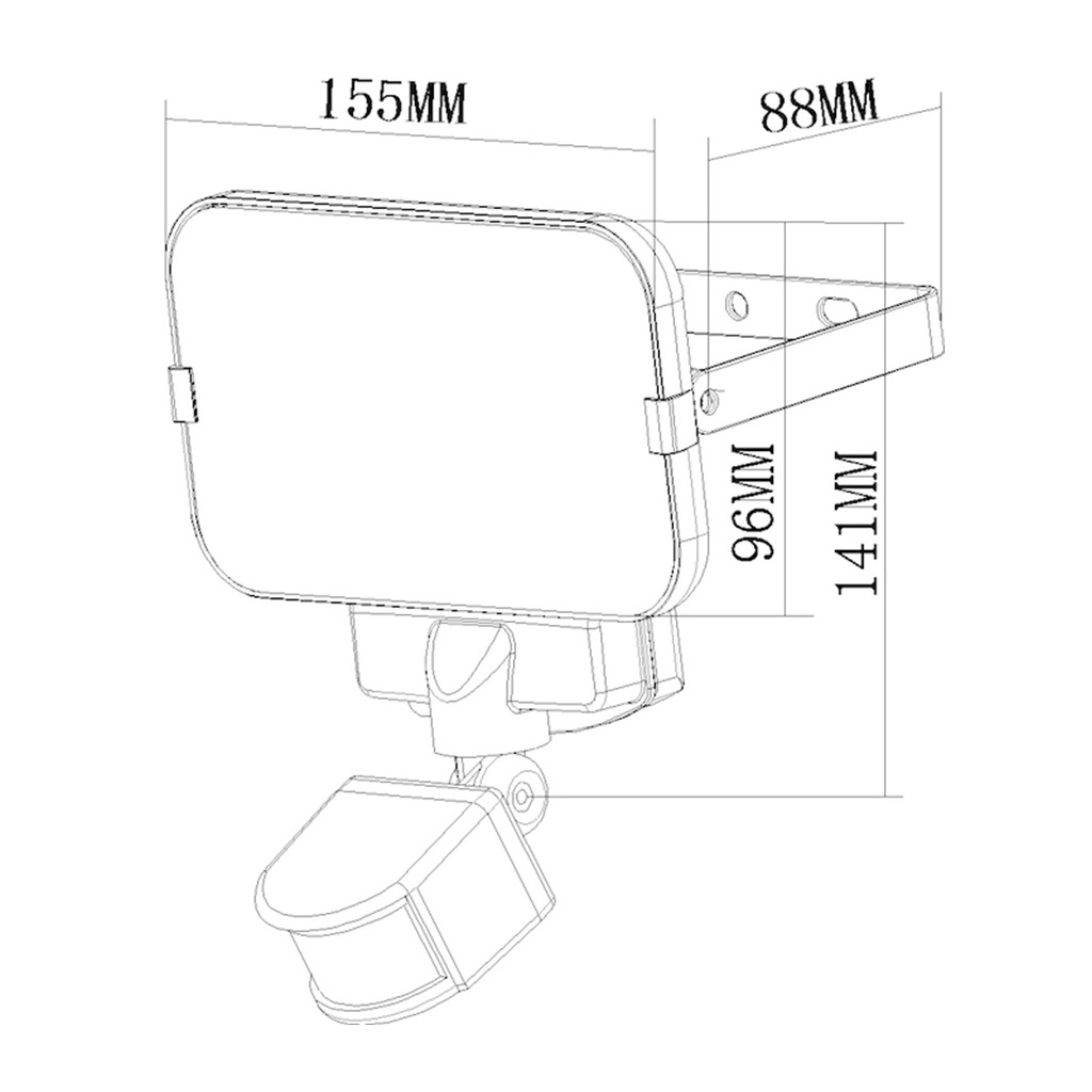 Projecteur Solaire ZS-15 Détecteur 3 Modes