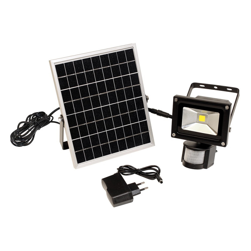 Projecteur Solaire Détecteur 10W ZS-11 Multi-Rechargement