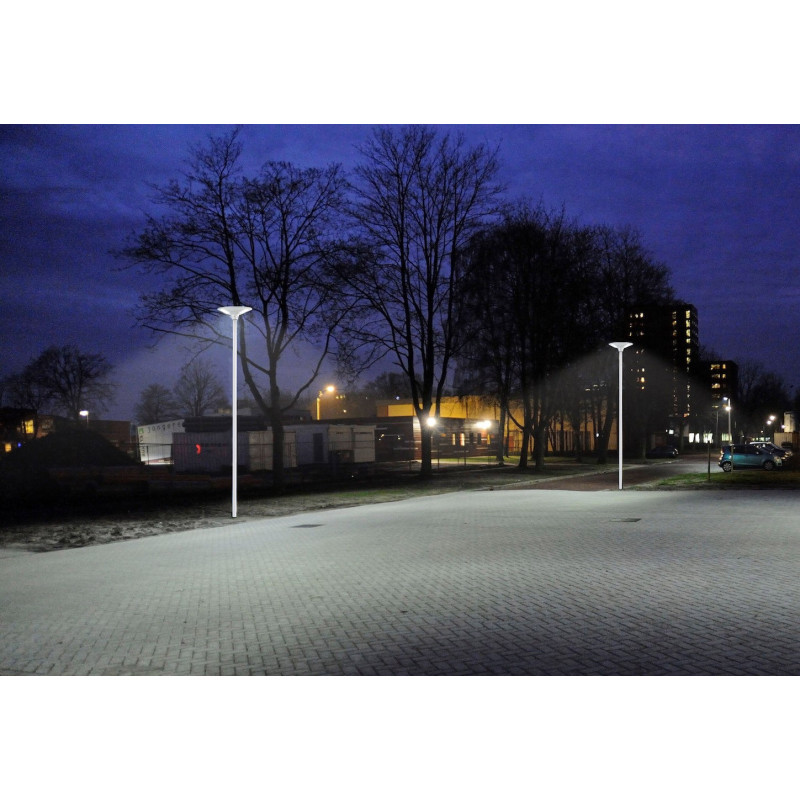 Lampadaire Solaire Complet Télécommande ZS-LR12-N1-Mat3