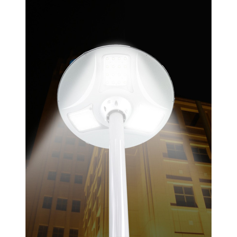 Lampadaire Solaire Complet Télécommande ZS-LR12-N1-Mat3