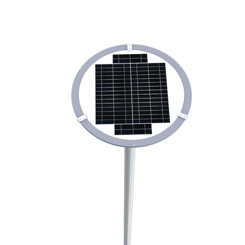Lampadaire Solaire Complet Télécommande ZS-LR12-N1-Mat3