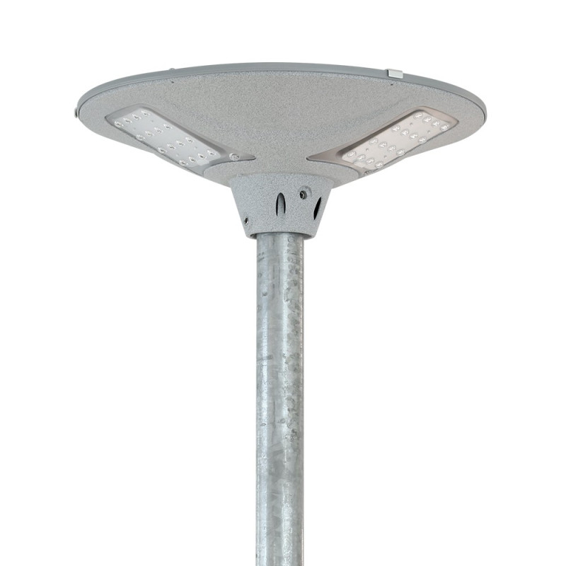 Lampadaire Solaire Complet Télécommande ZS-LR12-N1-Mat3