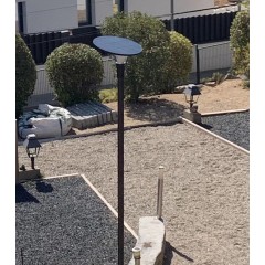 Lampadaire Solaire complet ZS-LR18-Mat3