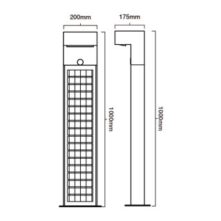 Borne Solaire Kingston 1000