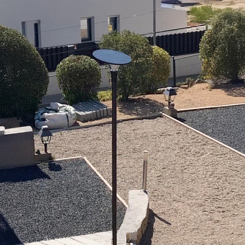 Lampadaire Solaire Complet ZS-LR18-Mat3 2800 Lms | ZS Energie Solaire