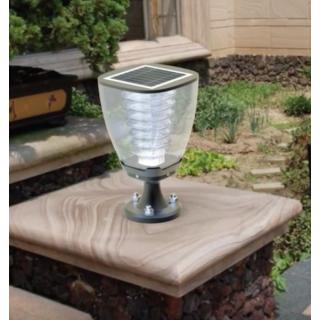 Lampe solaire puissante de poteau 100 lumens julia2 ip 65