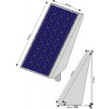 Caisson solaire photovoltaïque enseigne 110 w sur mat 1