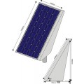 Caisson solaire photovoltaïque enseigne 110 w sur mat 1